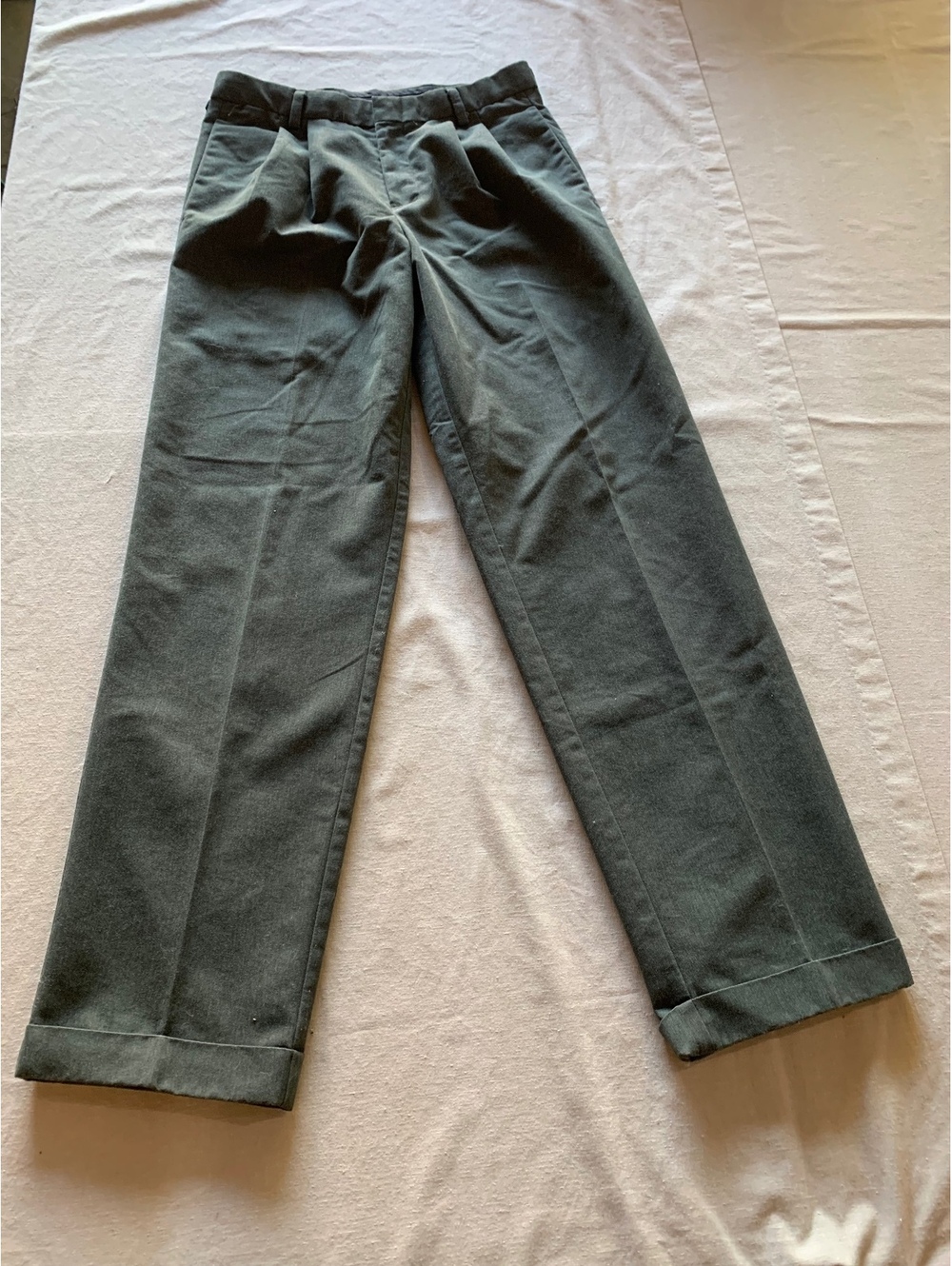 Dockers Stain Defender Green Cuffed Pants W30 L32